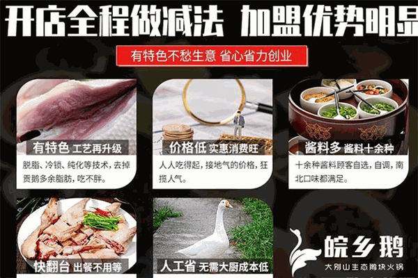 皖乡鹅大别山生态鹅火锅
