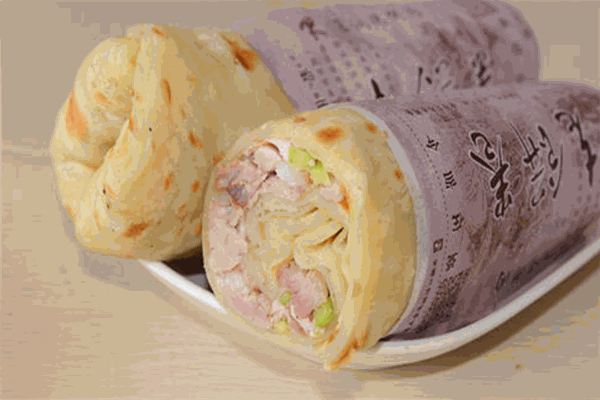 藤润德熏肉卷饼