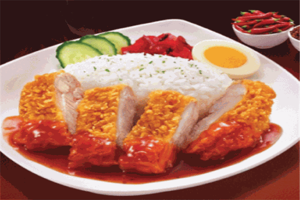 王者鸡排饭