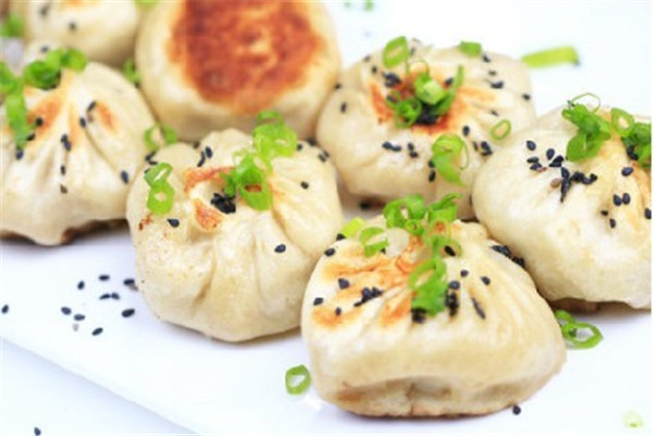 蟹黄干贝生煎包