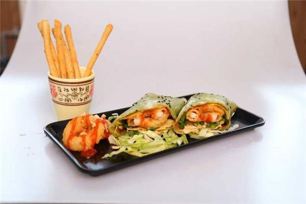 煎螯小龙虾煎饼