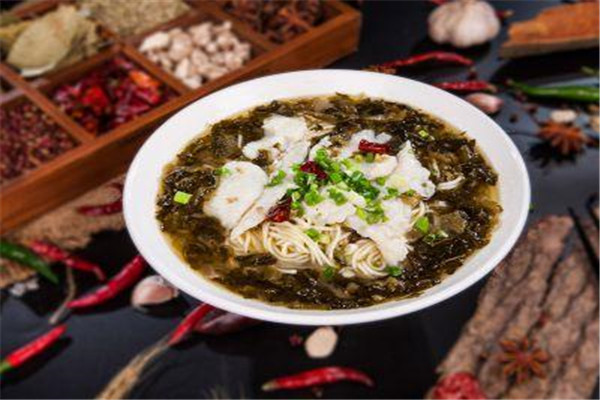 小巷见面酸菜鱼面