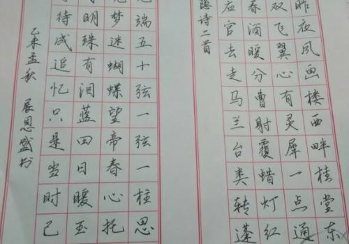 大国练字加盟