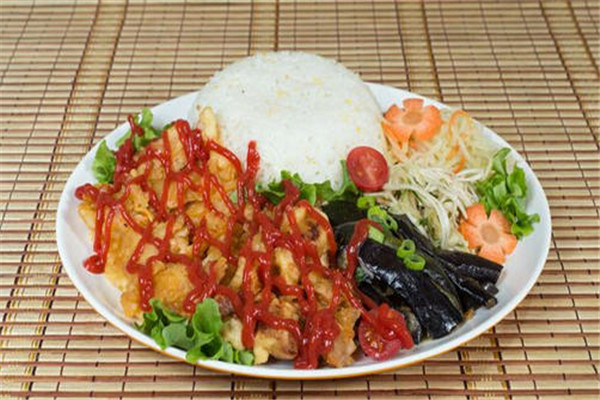 冰城火焰山烤肉拌饭