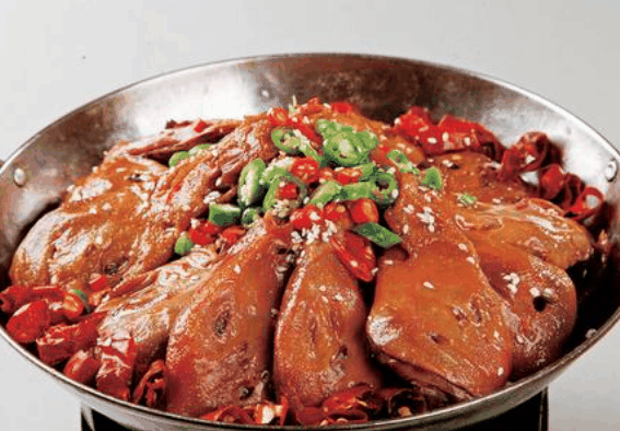 香倒仙干锅鸭头