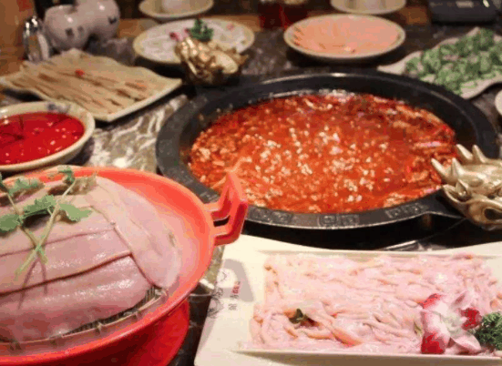 龙情大刀腰片火锅