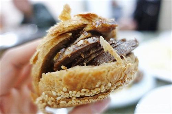 小谢酱肉烧饼