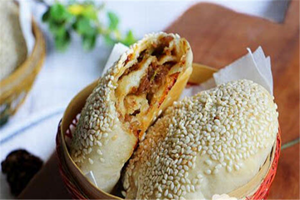 小谢酱肉烧饼