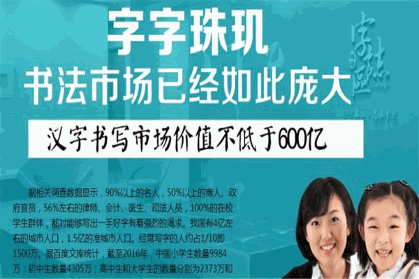 字志区硬笔书法加盟