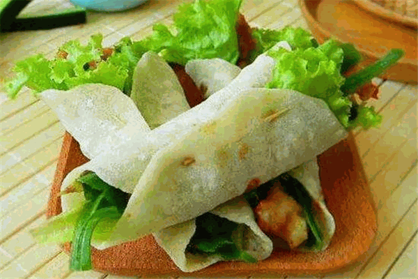 叉烧卷饼