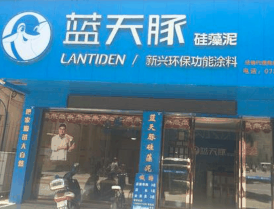 蓝天豚硅藻泥