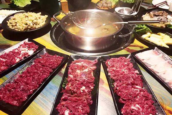 锅内锅外海鲜火锅