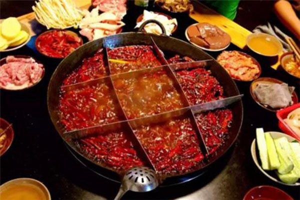 九玺炉旋转小火锅