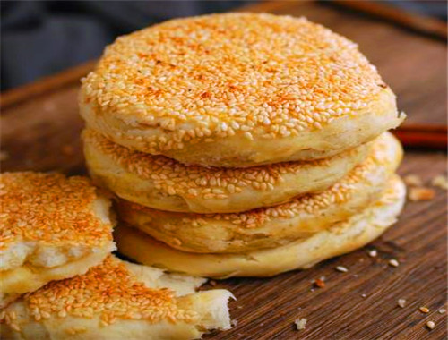 芝麻油酥烧饼