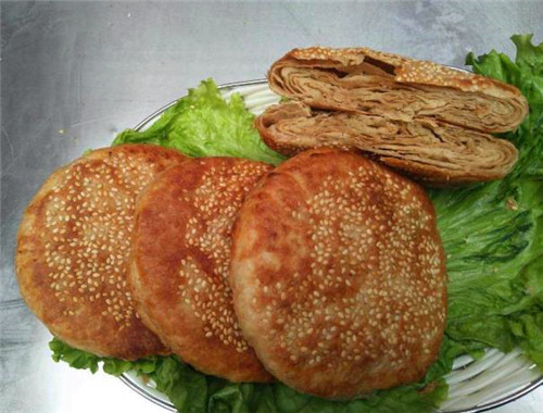 芝麻油酥烧饼