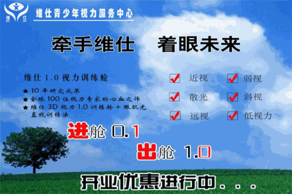 维仕视力保健加盟