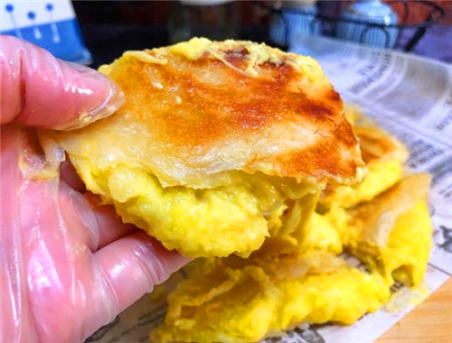 烤瓦迪卡芝士榴莲水果饼