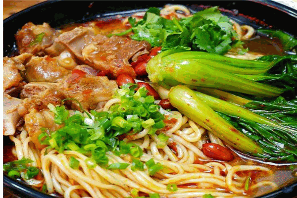 加红加青重庆小面