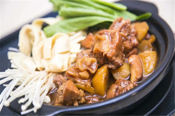 满聚福黄焖鸡米饭
