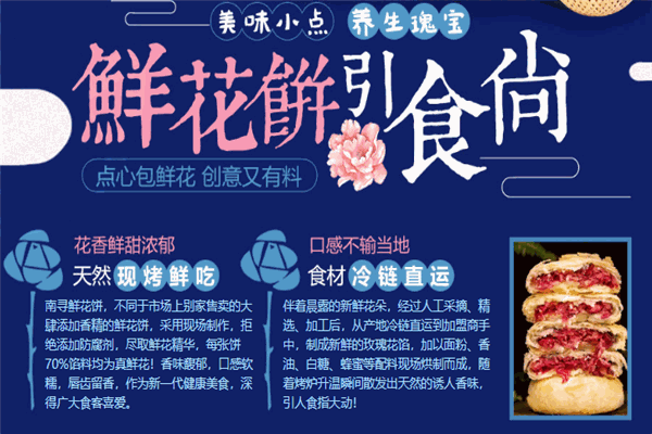 南寻花鲜花饼