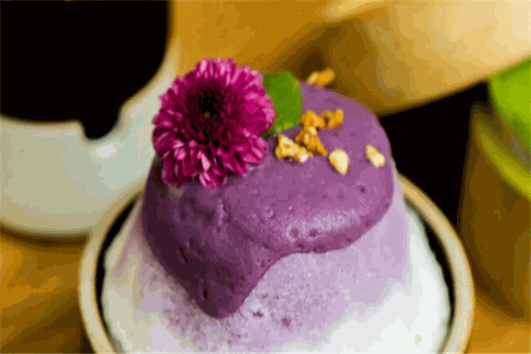 银紫甜品