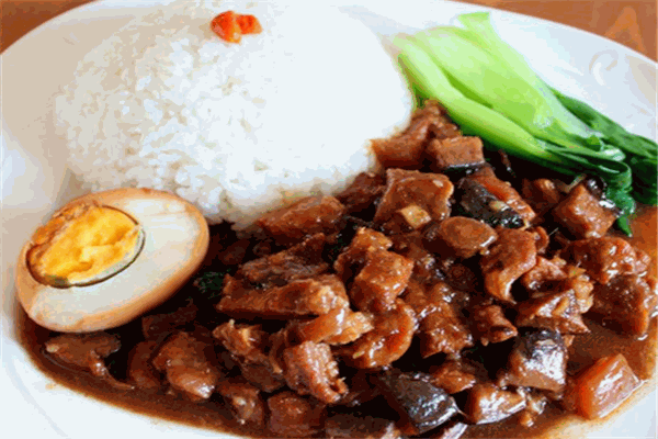 双连卤肉饭