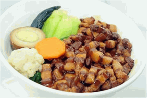 双连卤肉饭