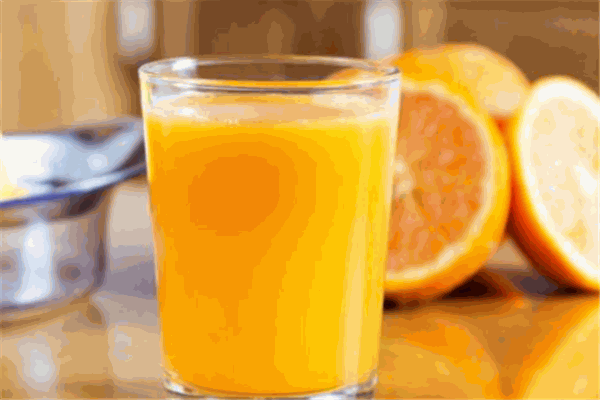 冰临橙夏鲜榨果汁