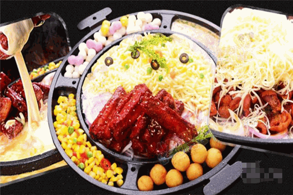 糖娃娃芝士排骨快餐