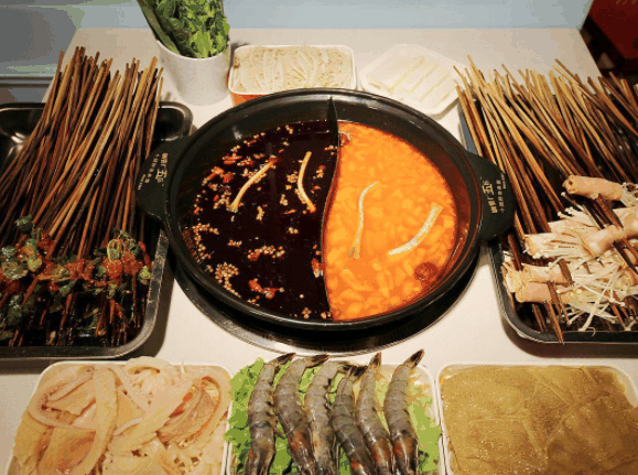 签佰度串串火锅
