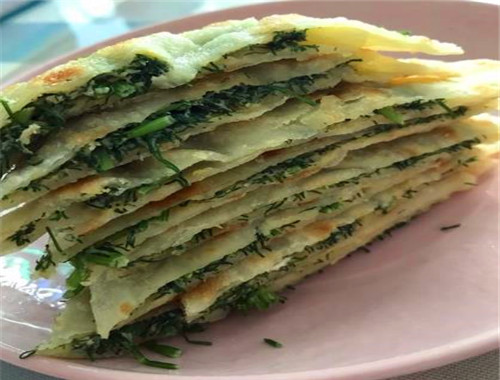 茴香鸡蛋馅饼