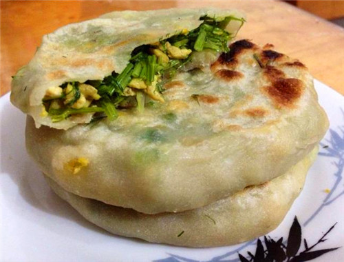 茴香鸡蛋馅饼