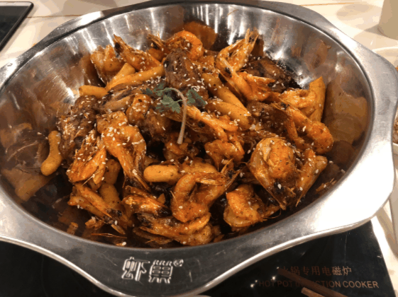 虾巢香辣虾