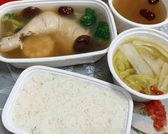 美颜素猪肚鸡汤饭