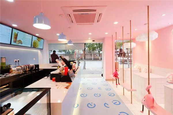 火烈鸟奶茶店