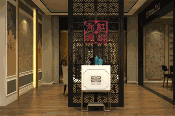红旗墙布