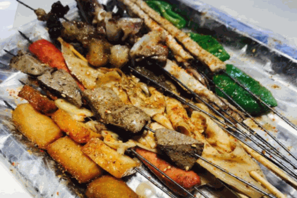 初见羊油串串