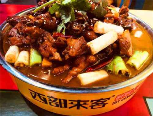 西部来客鲜炒大盘鸡