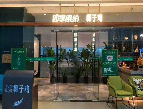 四季缤纷椰子鸡