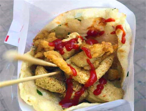 卢记香酥鸡烧饼