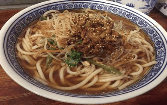 阳城酸菜肉丝饸饹