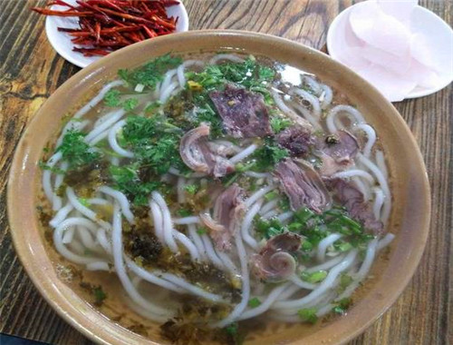 金沙羊肉粉