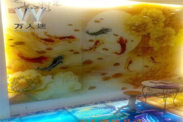 万人迷冰晶画