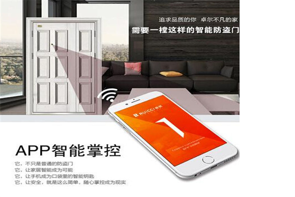 睿祺无锁孔智能防盗门