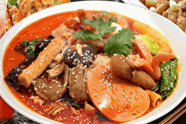 鲜小椒冒菜