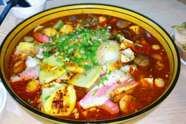 鲜小椒冒菜