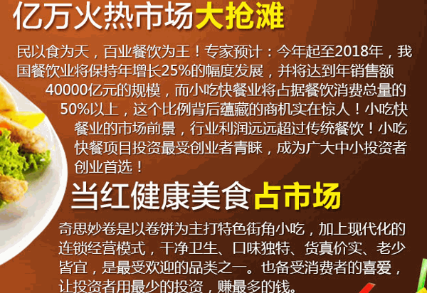 奇思妙卷特色卷饼