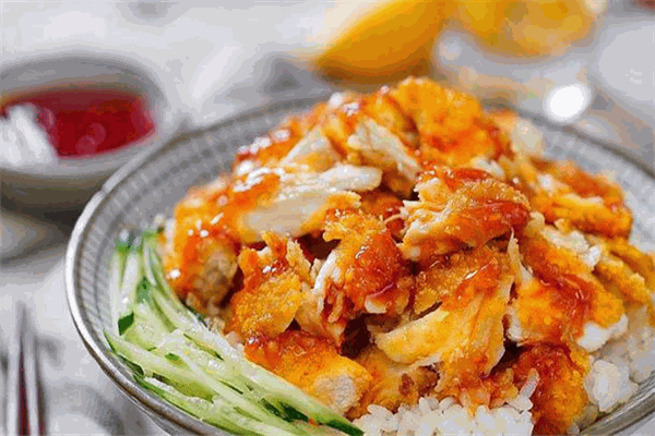 1+1烤肉拌饭脆皮鸡