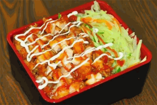 1+1烤肉拌饭脆皮鸡
