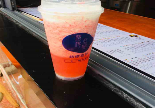 椿檬夏开奶茶
